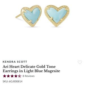 Kendra Scott Ari heart earrings